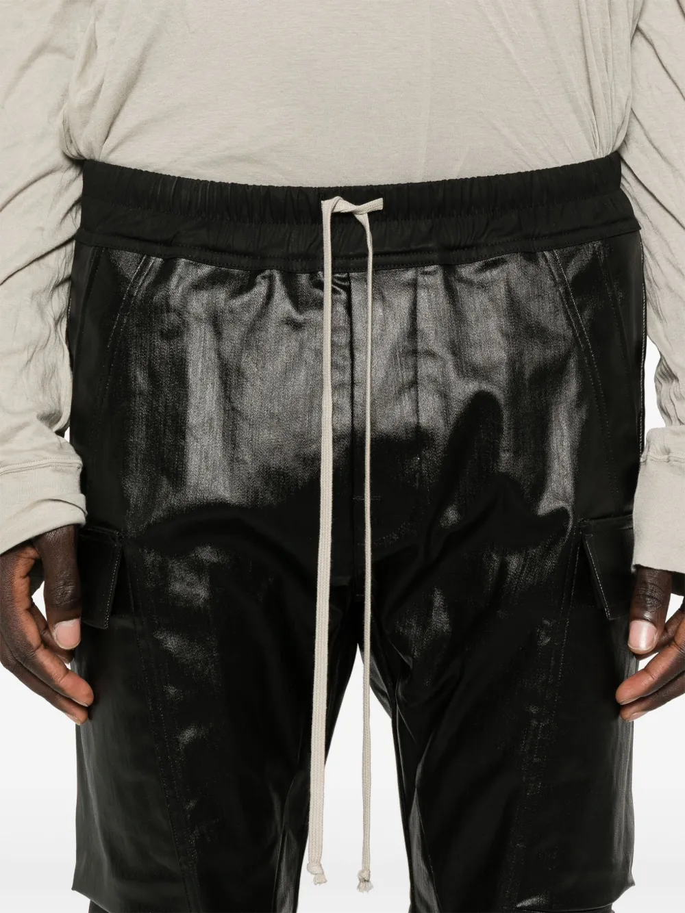 Rick Owens Mastodon Megacargo jeans Zwart