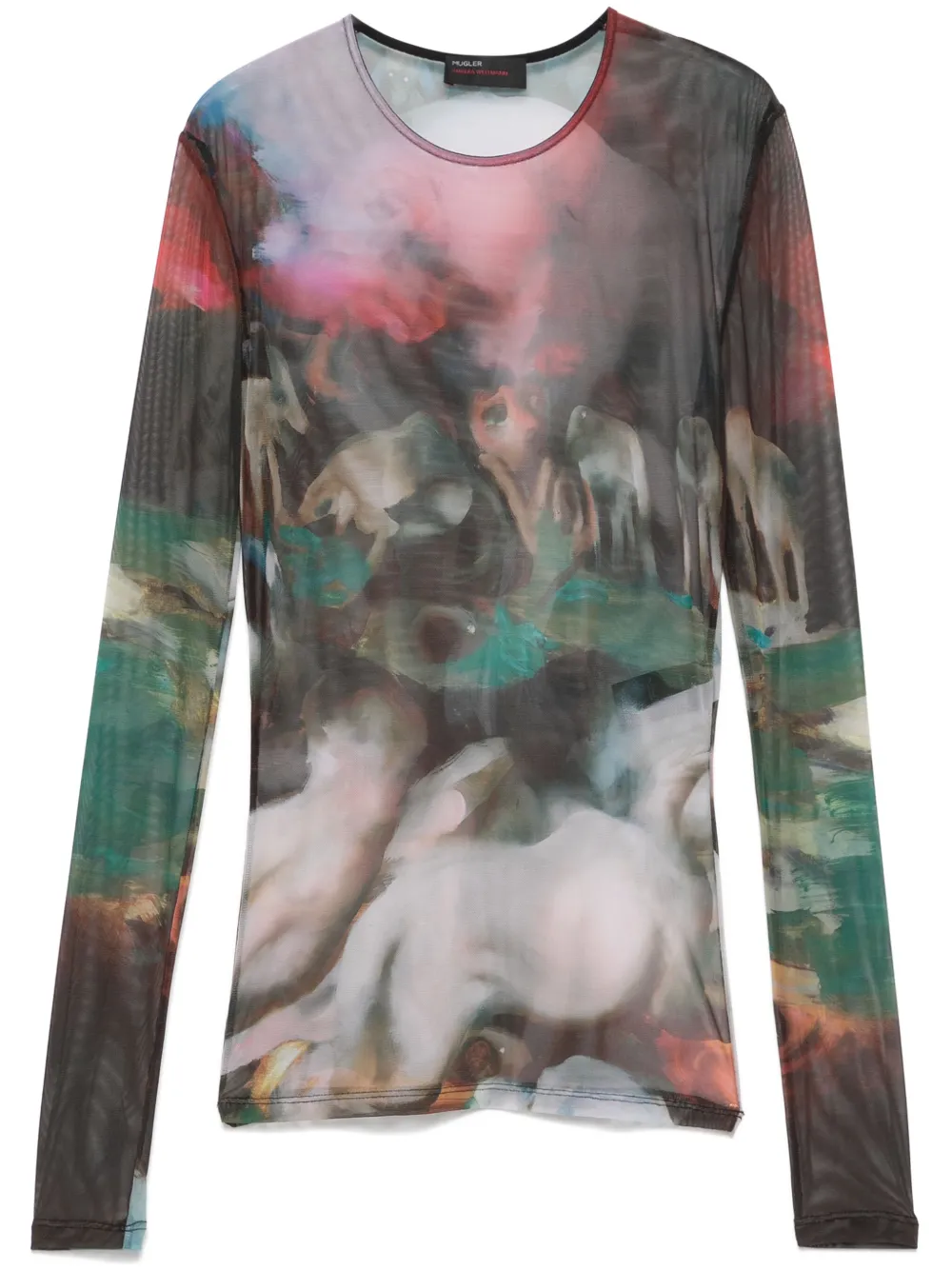 Mugler x Ambera Wellmann Impossession top | Green | Image 1
