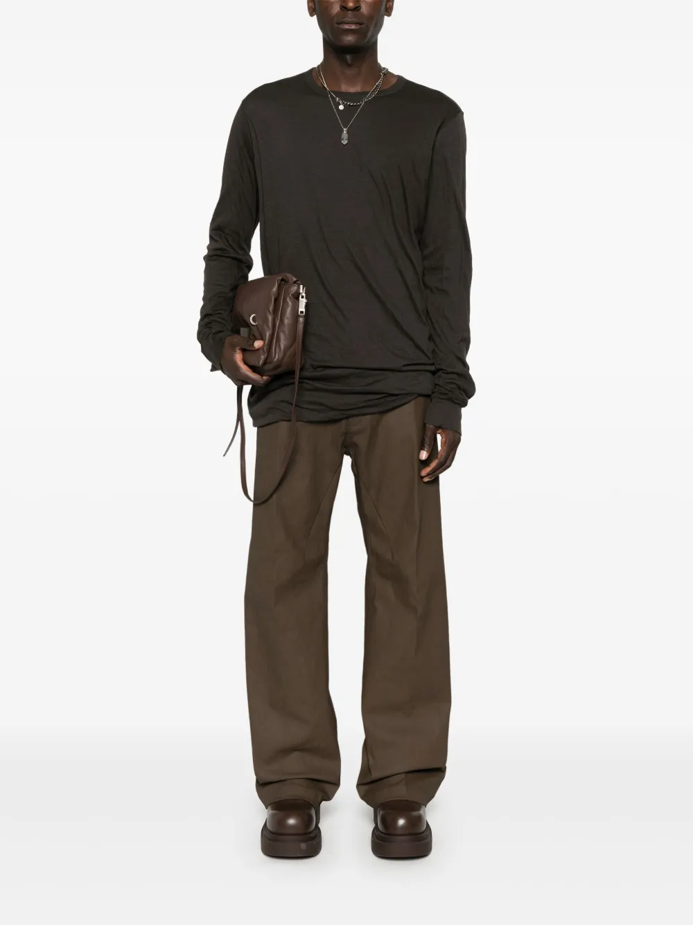 rickowens Rick Owens Geth jeans - Bruin