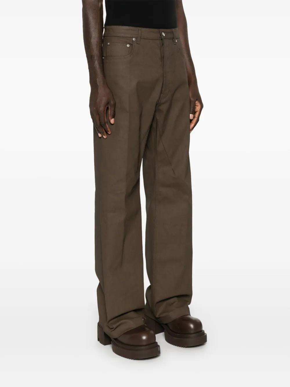 Rick Owens Geth jeans Bruin