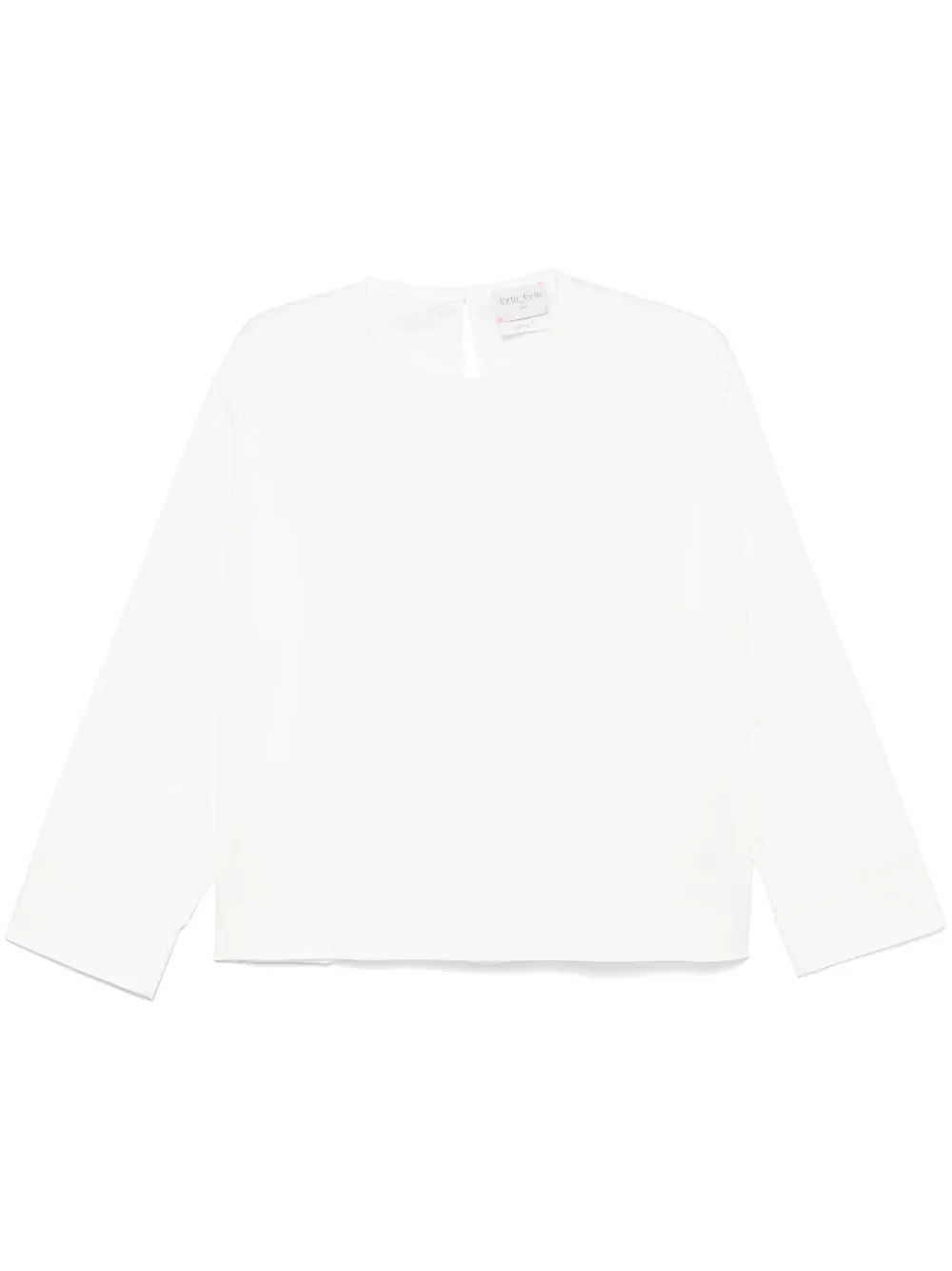 Shop Forte Forte Poplin Blouse In White
