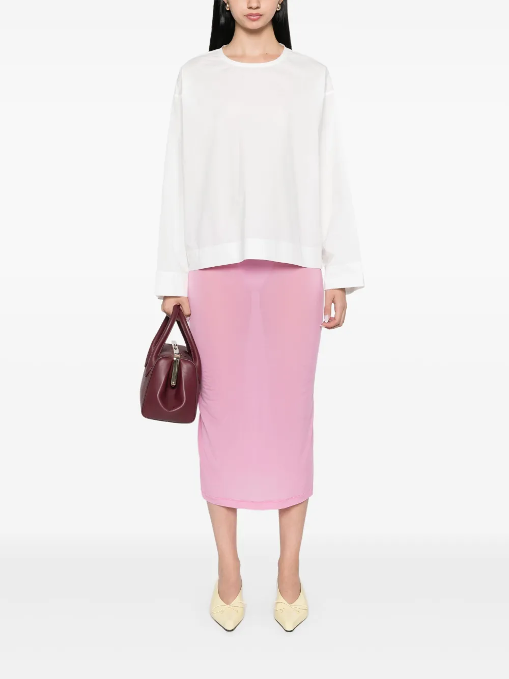 Forte Forte Popeline blouse - Wit