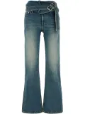 Y/Project wrap belt jeans - Blue