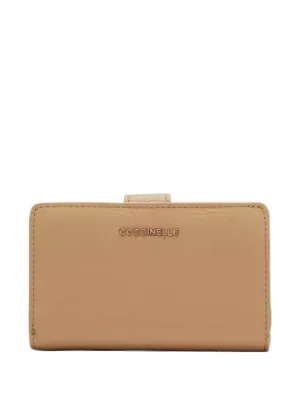 財布・小物その他 COCCINELLE Woman Wallet Beige E2MW5172101 N71 COCCINELLE Metallic Soft Leather Zip Around Wallet Fresh