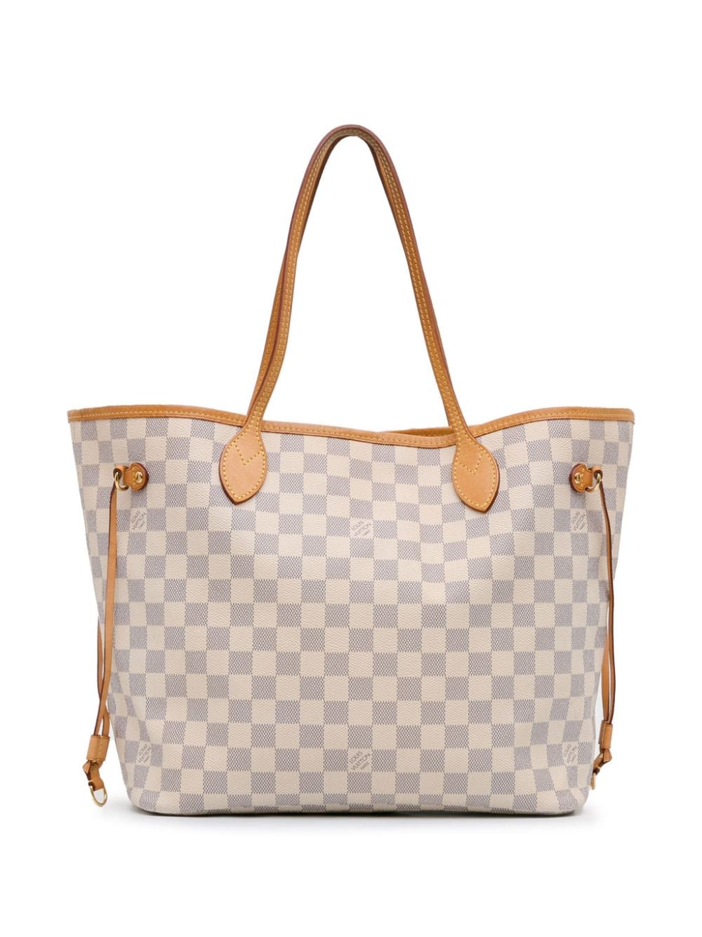 2014 Damier Azur Neverfull MM tote bag