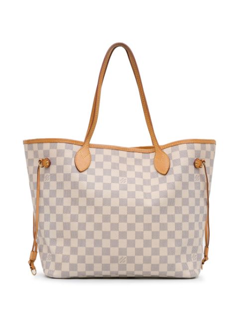 Louis Vuitton Pre-Owned 2014 Damier Azur Neverfull MM tote bag WOMEN