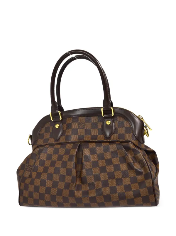 LOUIS VUITTON ダミエ ショルダーバッグ Louis Vuitton Pre-Owned 2011 Damier Trevi PM two-way Bag | Brown