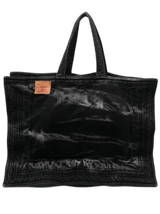 Y/Project Maxi Wire Tote Bag | Black | FARFETCH ZA