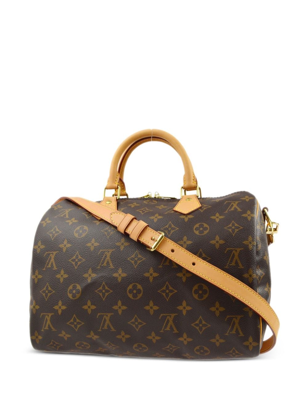 Louis Vuitton Pre-Owned 2011 Speedy Bandouliere 30 handtas - Bruin