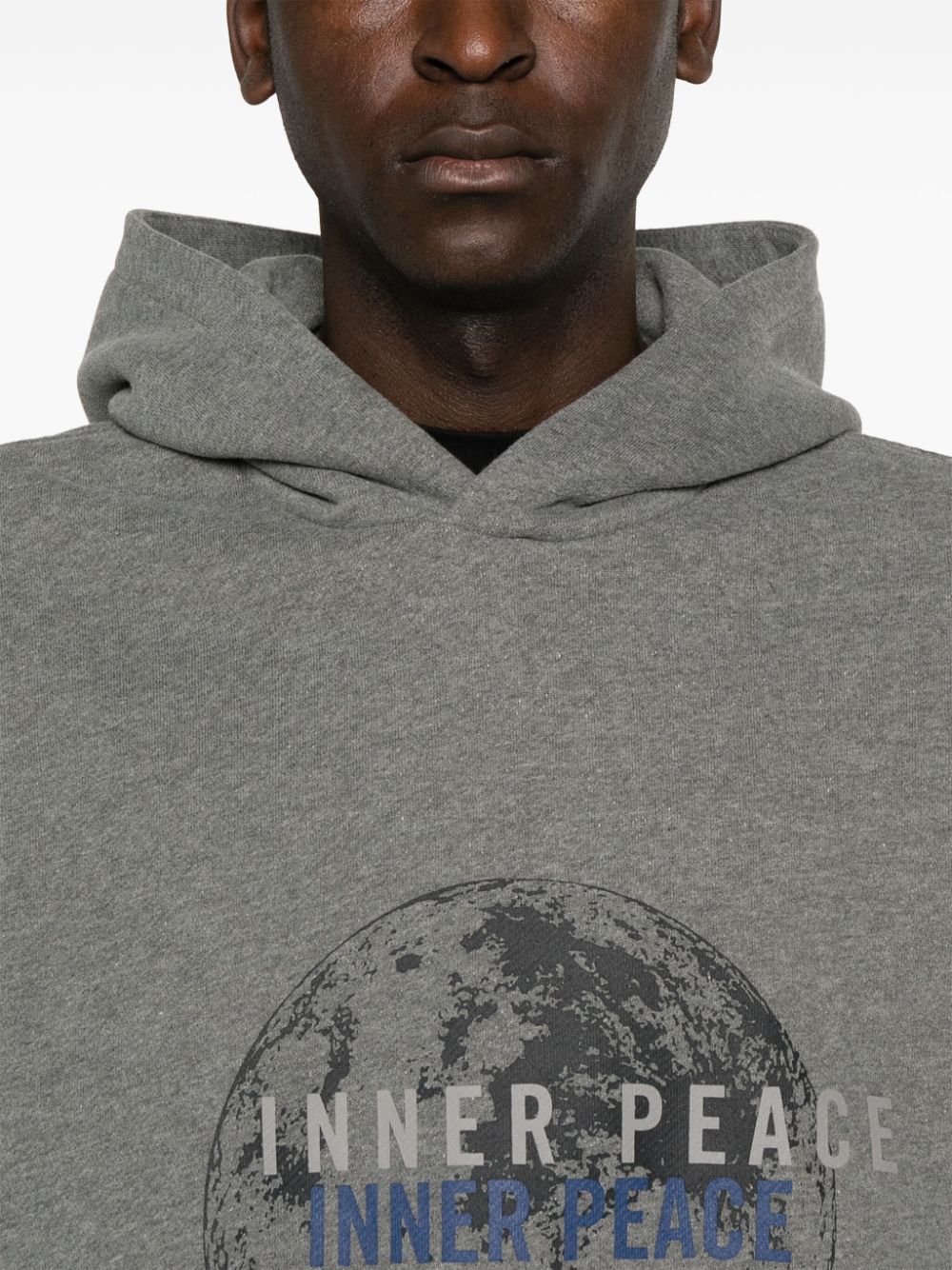 Emporio Armani text-print hoodie Men