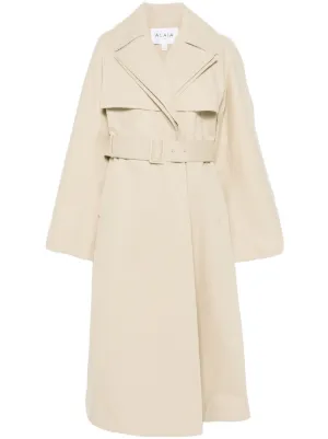 トレンチコート Alaia Spiral Trench Alaïa Trench Coats & Raincoats for Women - Shop on FARFETCH