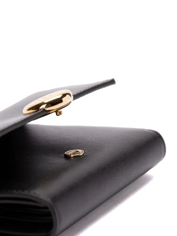 LOEWE Pebble Wallet | Black | FARFETCH IL