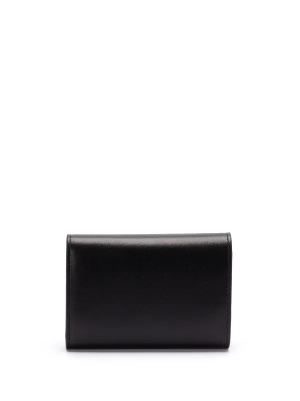 24PF new/LOEWE ペブルレザーウォレット Wallet Black LOEWE Logo-Embossed Leather Billfold Wallet for Men | MR PORTER