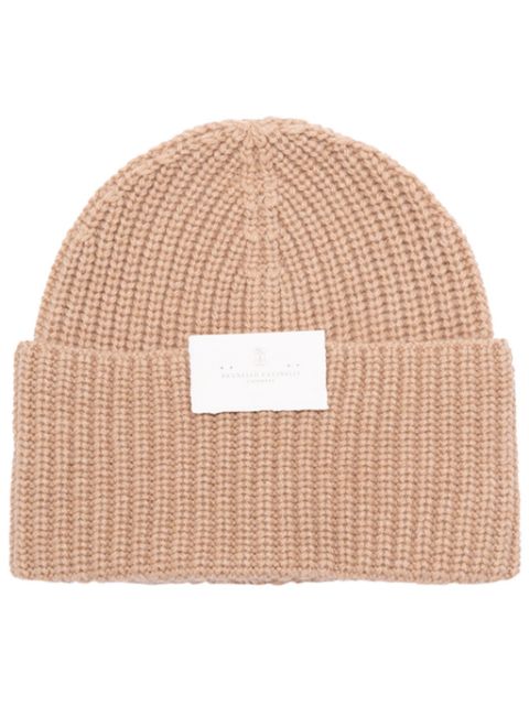 Brunello Cucinelli English-rib cashmere beanie Men