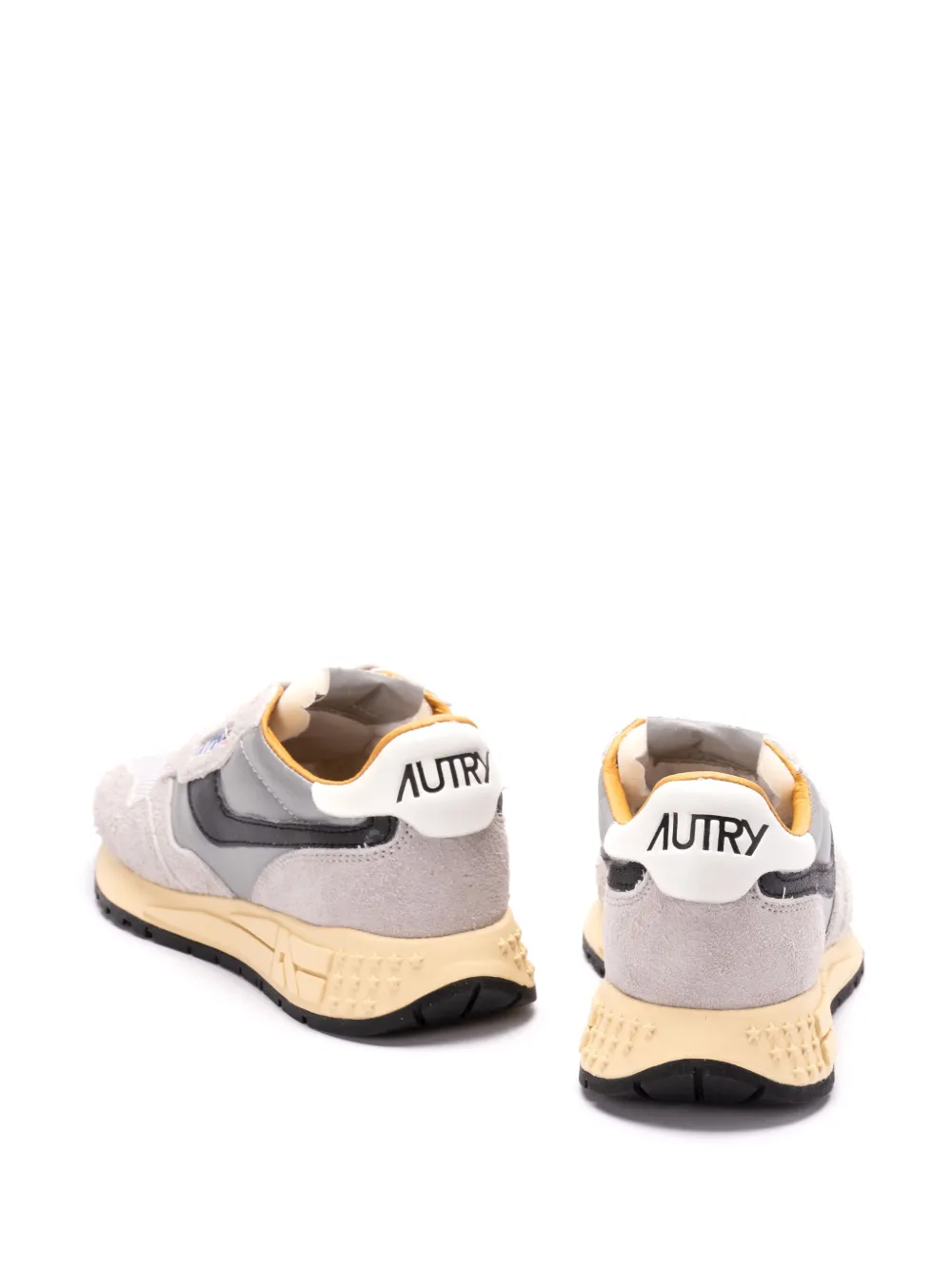 Autry Sneakers In Sand/silv