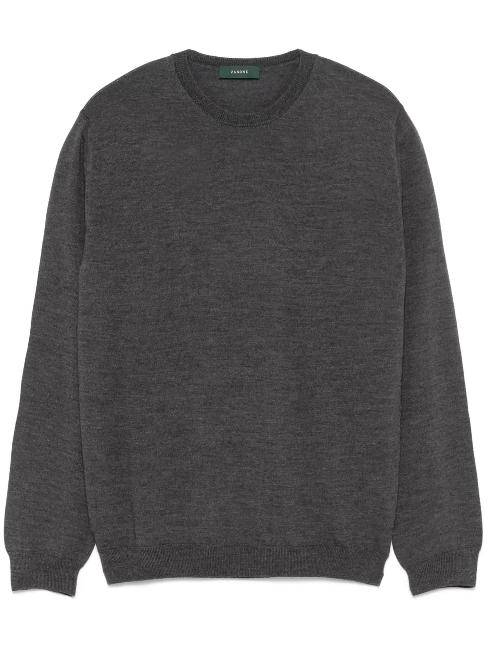 Zanone virgin wool sweater | Grey | Image 1