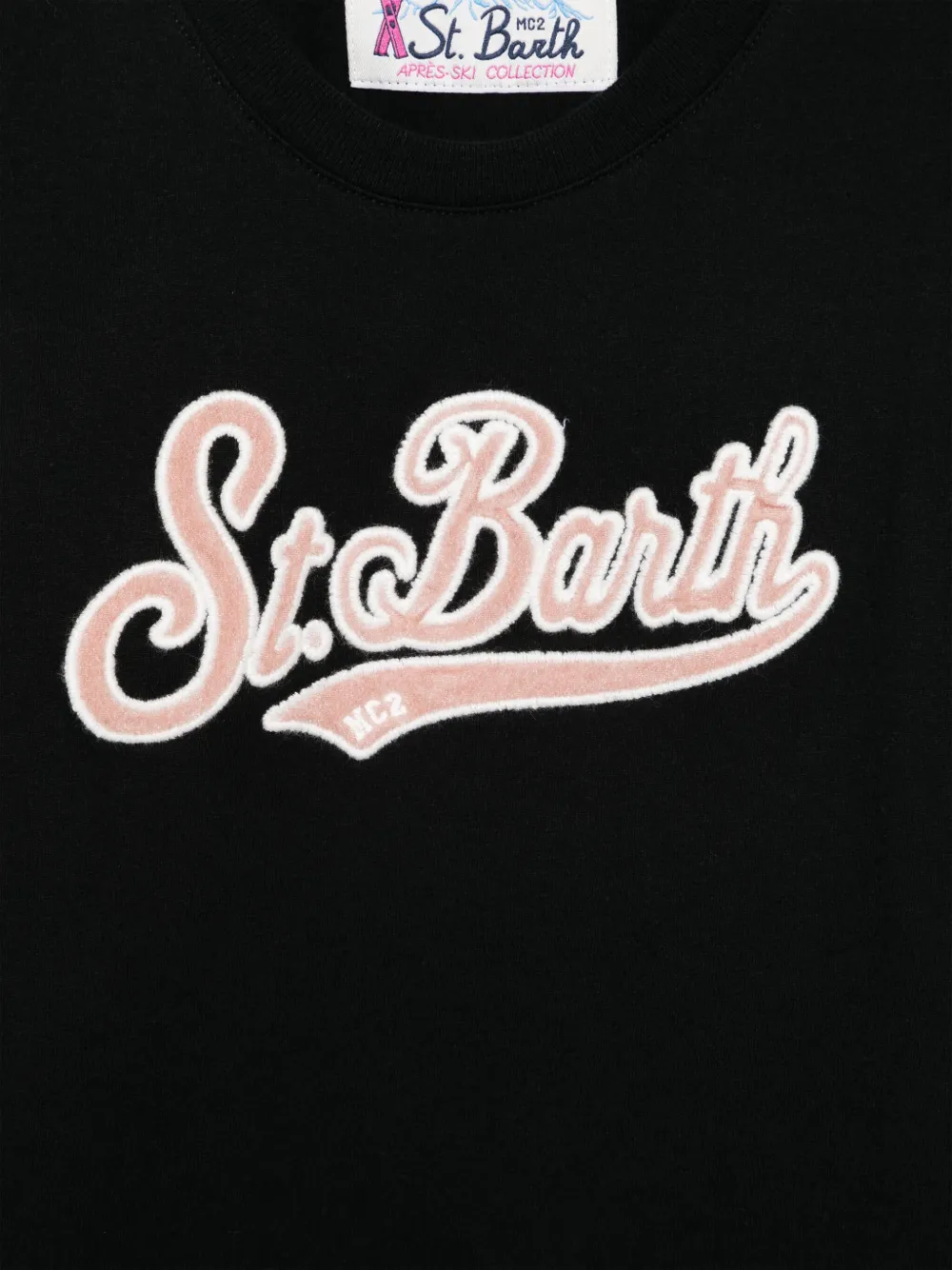 MC2 Saint Barth Kids Penny T-shirt Zwart