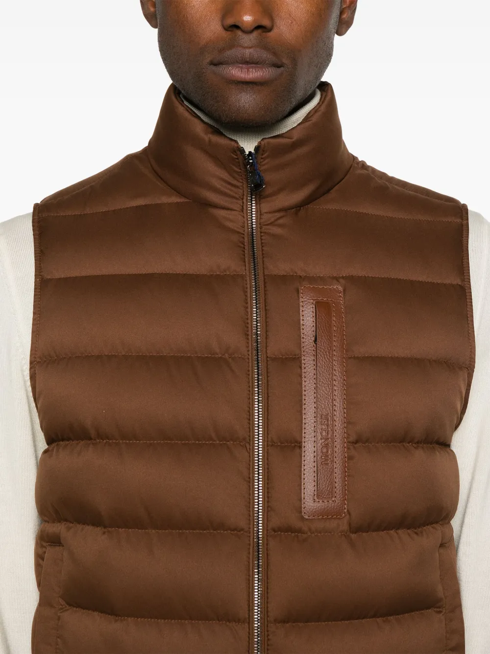 大勧め Giaf Moncler ベスト JP FARFETCH | ブラウン | トップス