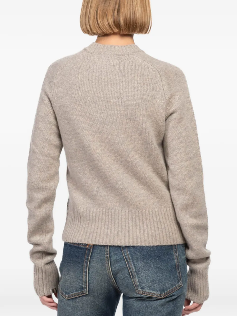 Extreme Cashmere N°80 Glory Crew-neck Sweater in Neutrals, view 5