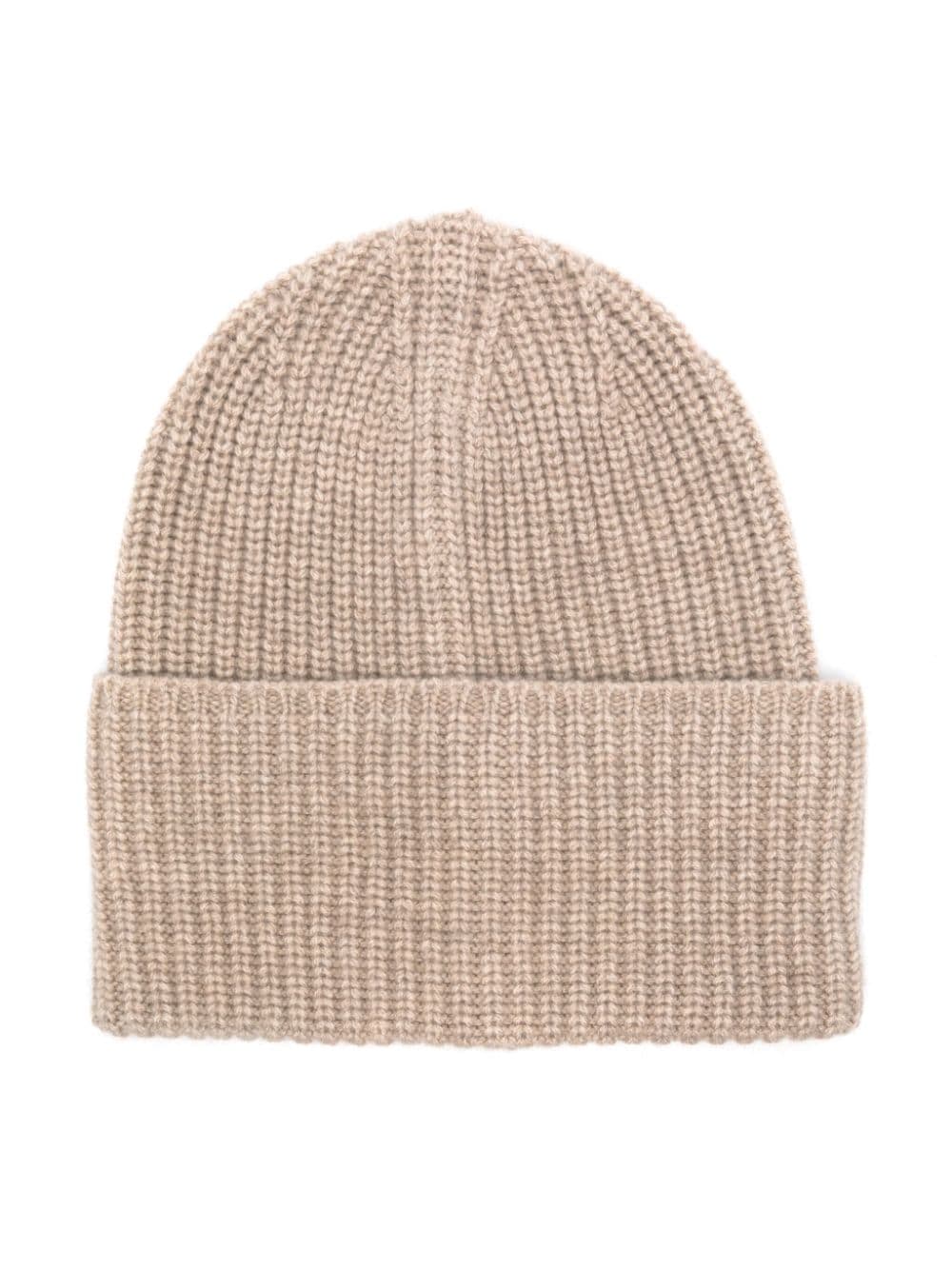 Shop Zanone Fisherman's Knit Beanie In Neutrals