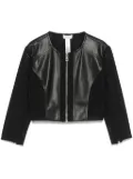 LIU JO cropped jacket - Black