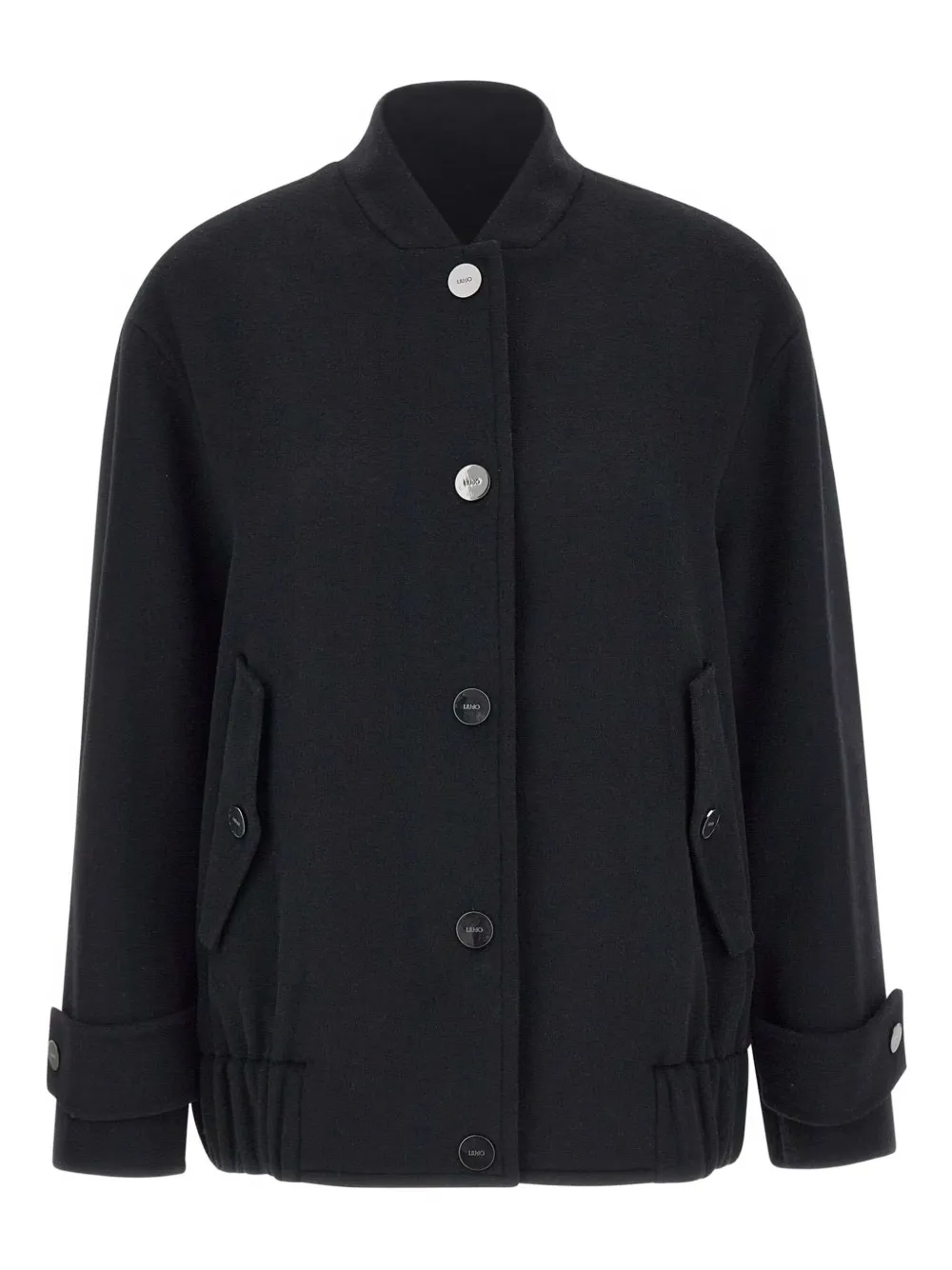 LIU JO felted bomber jacket | Black | Image 1