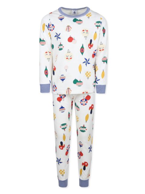 Petit Bateau bauble-print pajamas