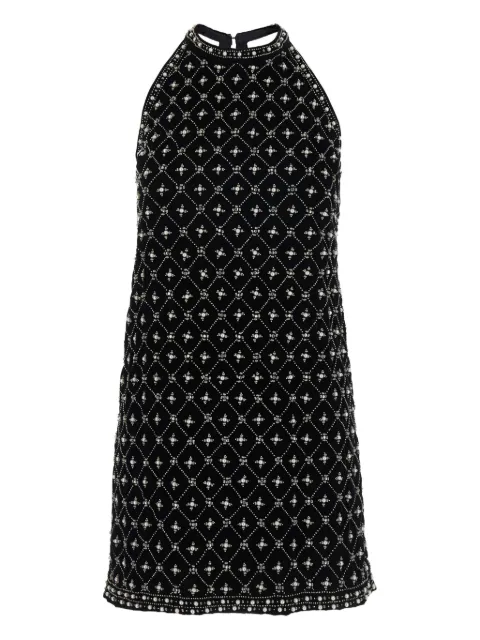 TWINSET vestido corto con detalles de cristal
