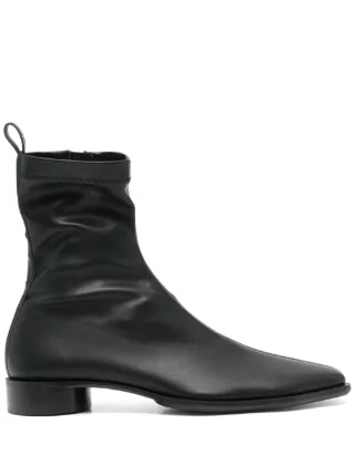 早割クーポン！ Maison MM6 Margiela JP FARFETCH | ブラック | ブーツ レザー 靴