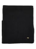 kaos ribbed scarf - Black