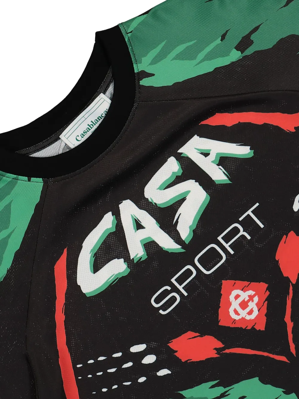 Casablanca Casa Moto T-shirt Zwart