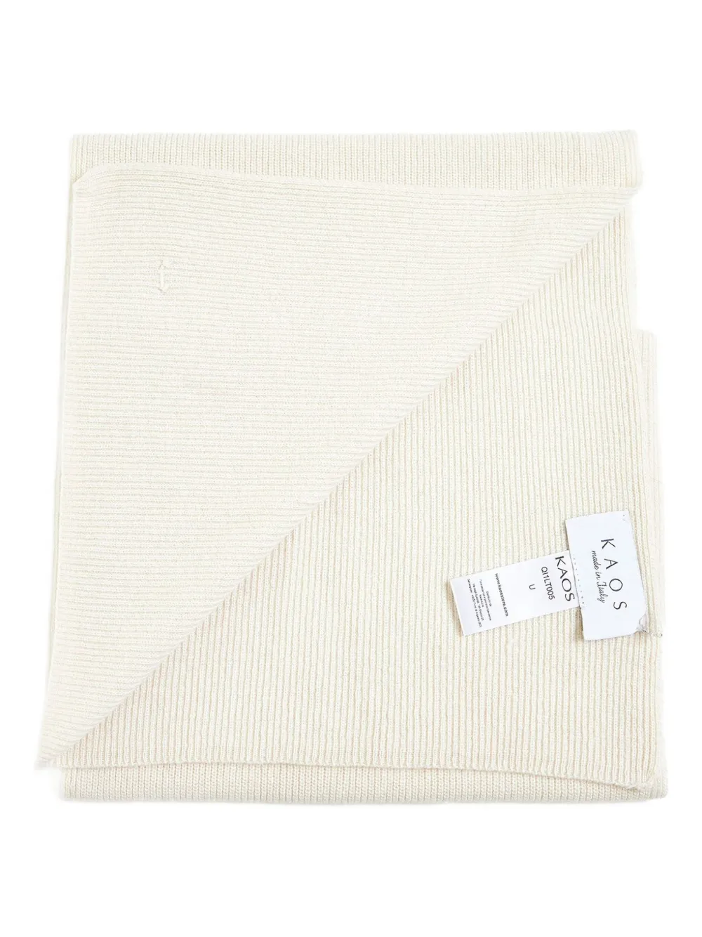 kaos ribbed scarf | Neutrals | Image 1