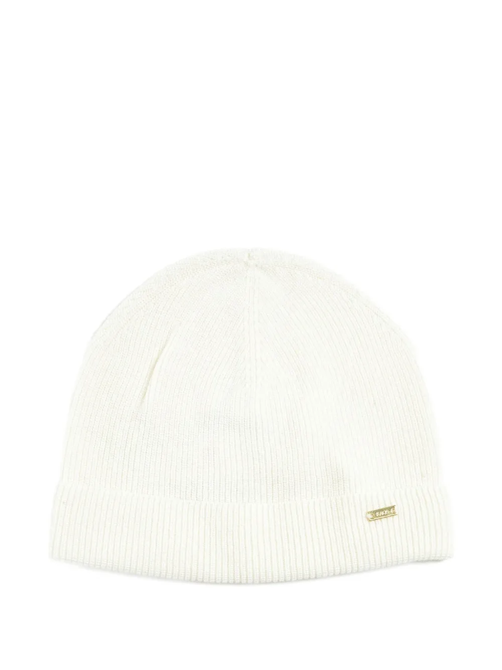 kaos bonnet en maille nervurée | blanc | Image 1