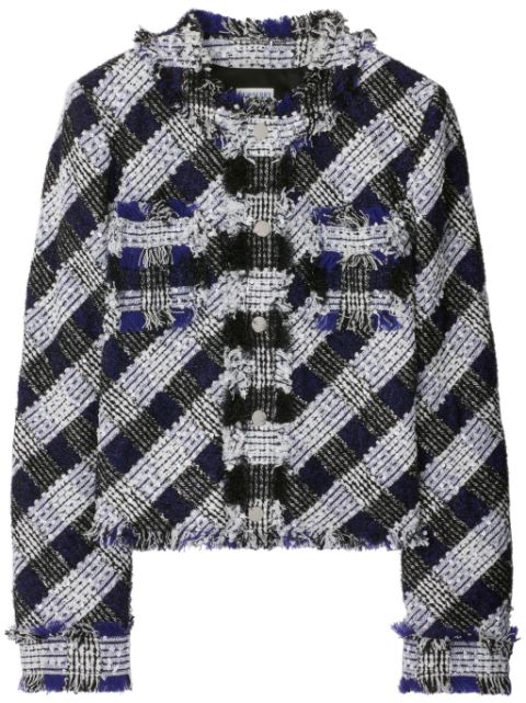 Burberry cropped tweed jacket Women