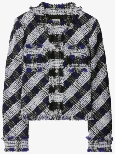 Burberry cropped tweed jacket 