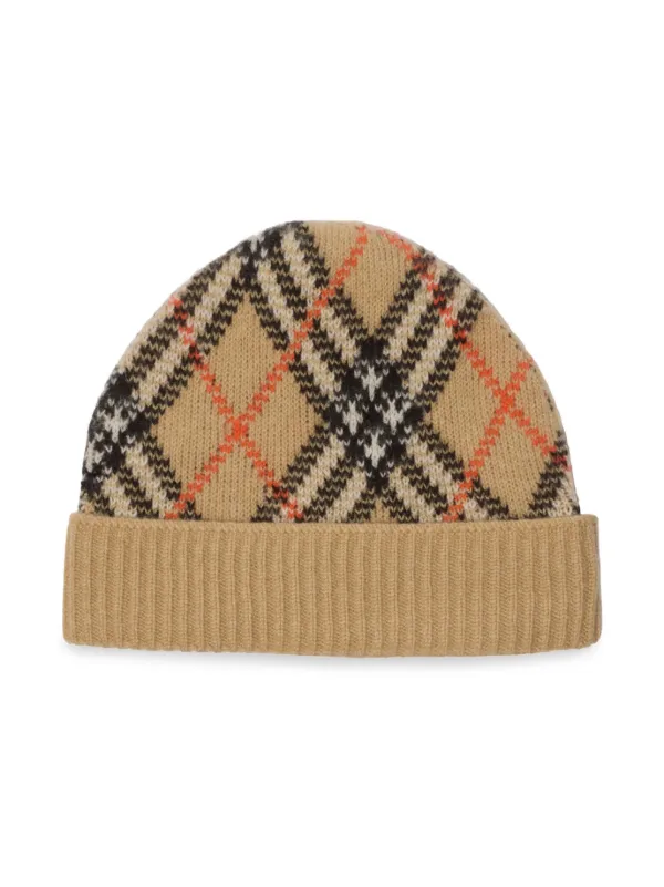 BURBERRY ベージュ ニット帽 54-61cmcashmere 25293994_55545031_600.jpg
