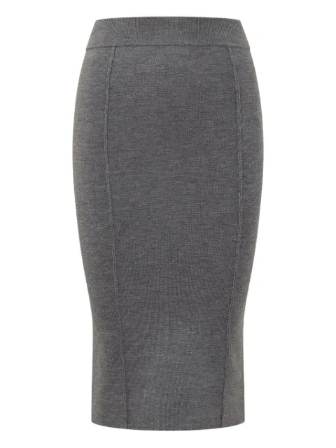 PINKO knitted pencil skirt