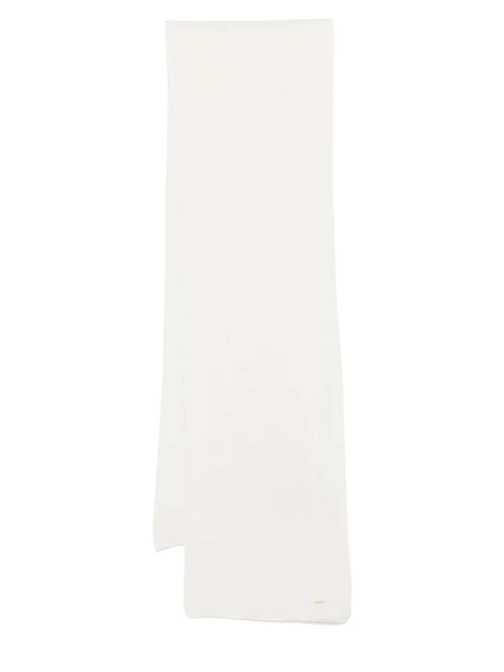 Kaos Ribbed Scarf In White