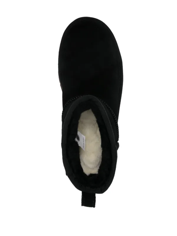 UGG 黒 厚底 classic ultra mini new heights UGG-Kids' Classic Ultra MINI New HEIGHTS-1157732K-BLK-01