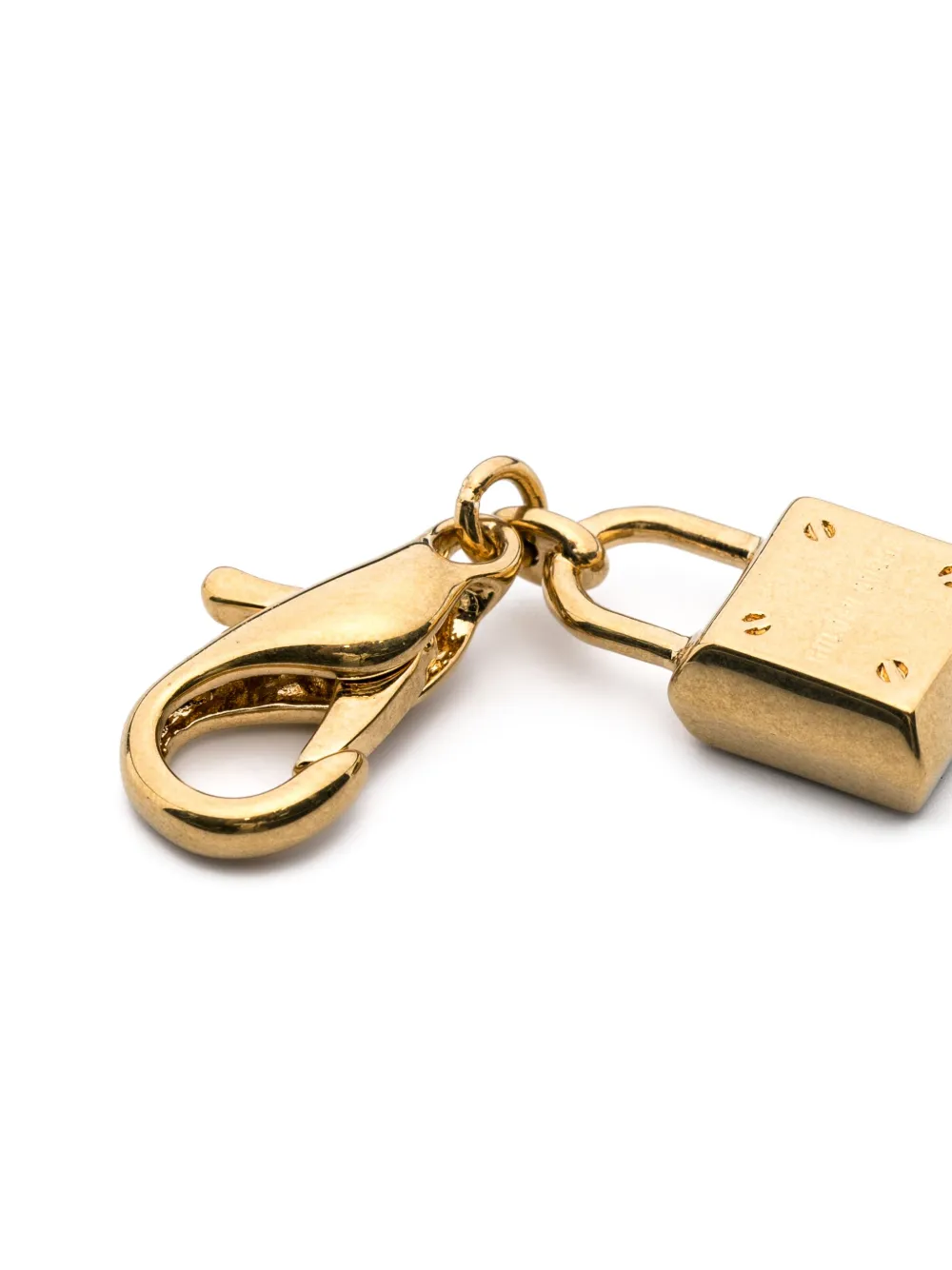 Golden Goose crystal-embellished padlock charm keyring | Men | Image 2