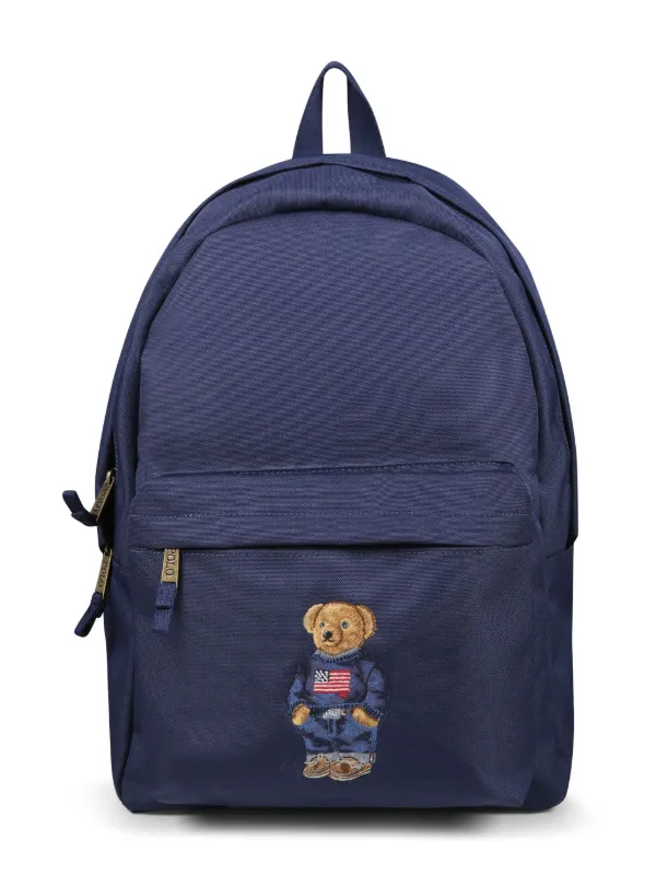 POLO RALPH LAUREN KIDS Polo Bear バックパック | ブラック | FARFETCH JP