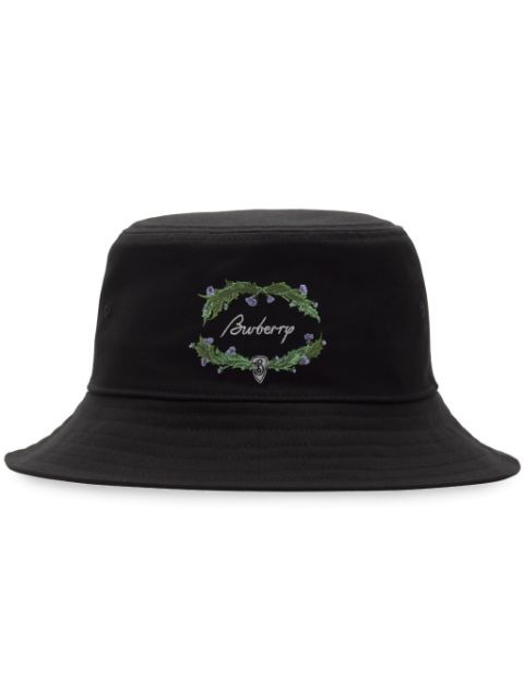 Burberry embroidered logo Bucket Hat Men