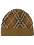 Burberry check beanie - Neutrals
