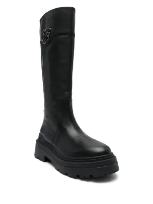 ミドルブーツ PINKO Women Boots SD0195P056Z99 Black ミドルブーツ PINKO Women Boots SD0195P056Z99 Black Pinko