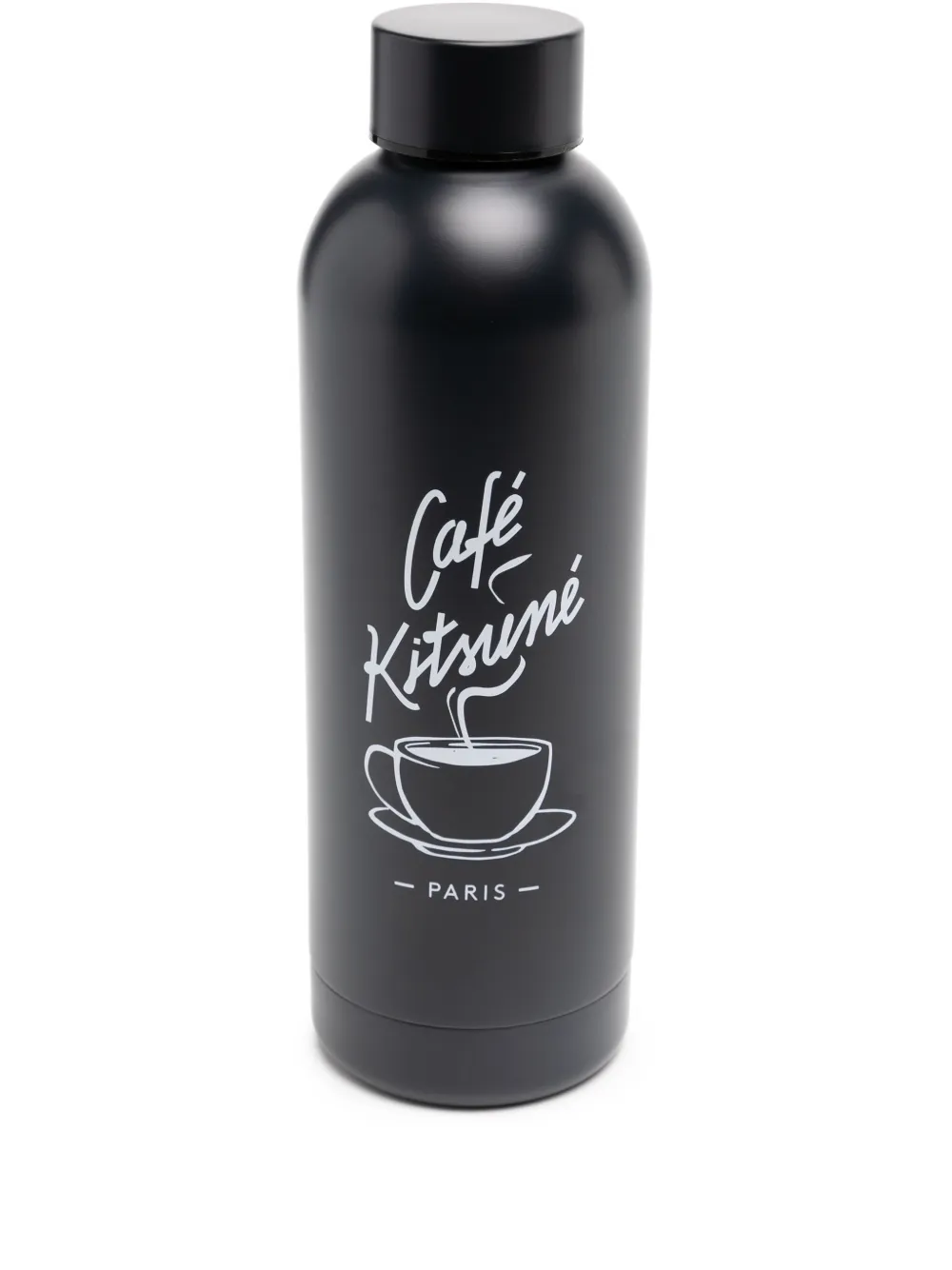 CAFÉ KITSUNÉ botella de agua de acero inoxidable | negro | Image 1