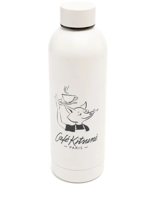 CAFÉ KITSUNÉ stainless-steel Water Bottle | Neutrals | FARFETCH