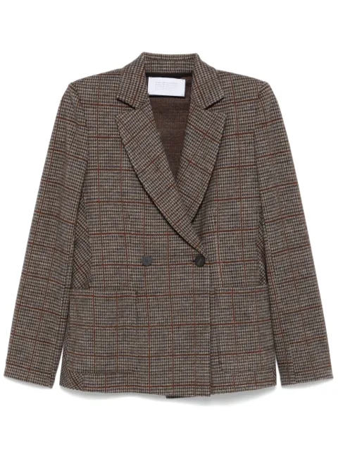 Harris Wharf London Blazer mit Hahnentrittmuster