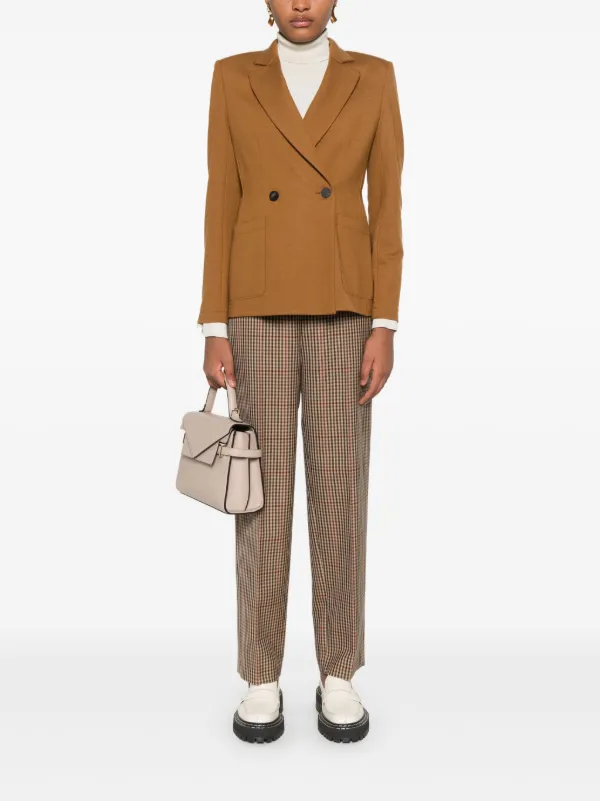 スーツ HARRIS WHARF LONDON Women Suit Jackets A3502MTETE01 Brown Harris Wharf London Wool Blazer | Brown | FARFETCH