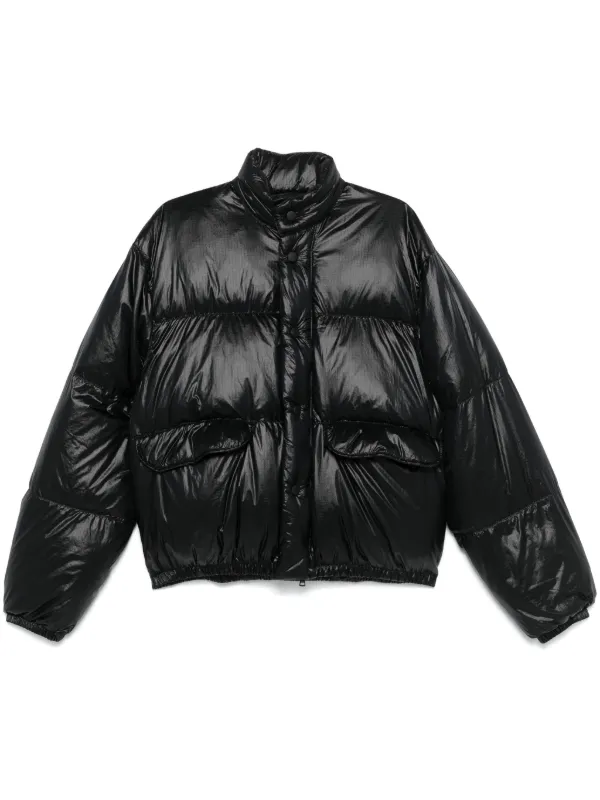 ★人気★ Our Legacy Inhale Puffa Black Our Legacy - Cropped Inhale Puffa Black Tech