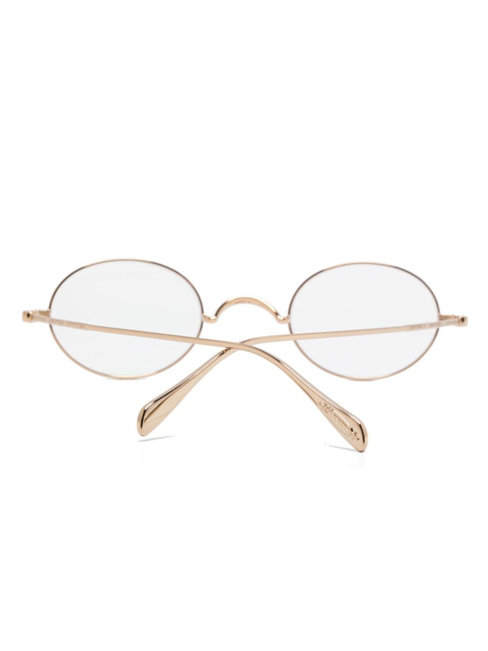 Shop Oliver Peoples Calidor Glasses In 金色